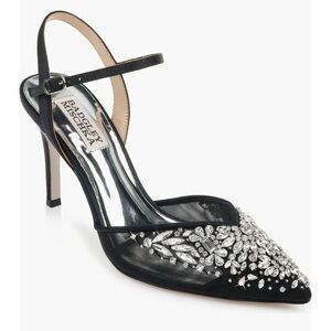 Badgley Mischka crystal heels